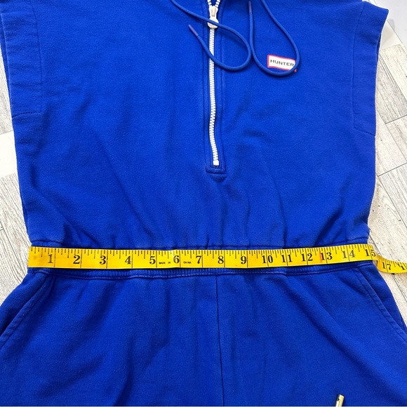Hunter Target Collab Royal Blue Hooded Romper Women's Small Beachy Pockets M - Picture 11 of 13